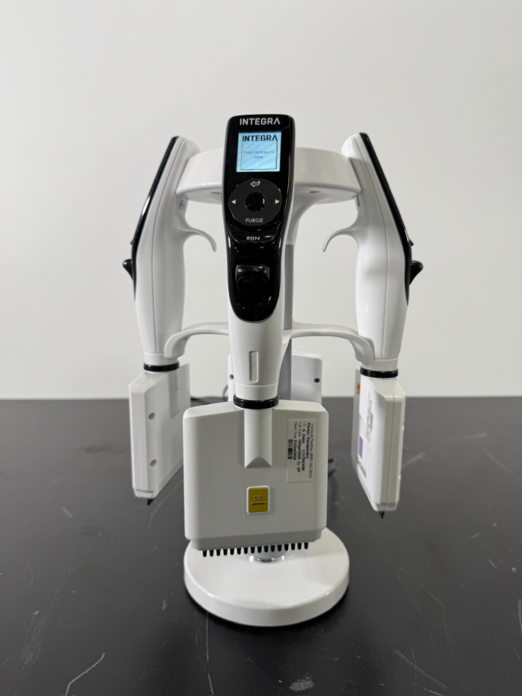 Image of Integra Electronic Multichannel Pipettes w/Stand - Quantity 4